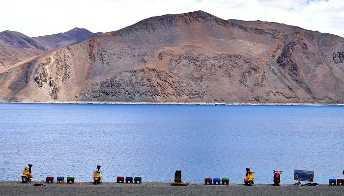Shooting point in Pangong